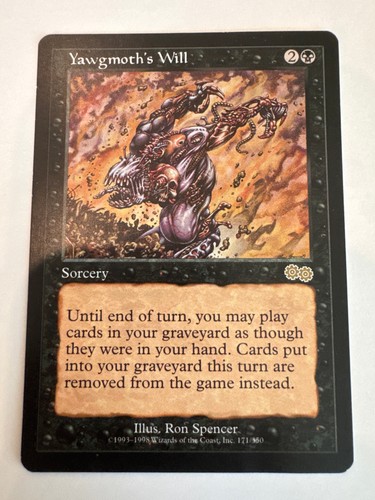 MTG 1998 Yawgmoth's Will 171/350 Urza's Saga Magic the Gathering L@@K!