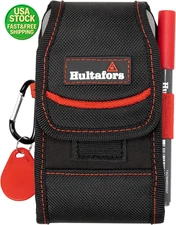 Work Gear Smartphone Holder with Swivel Belt Clip Fits Most Phones Card Pocket