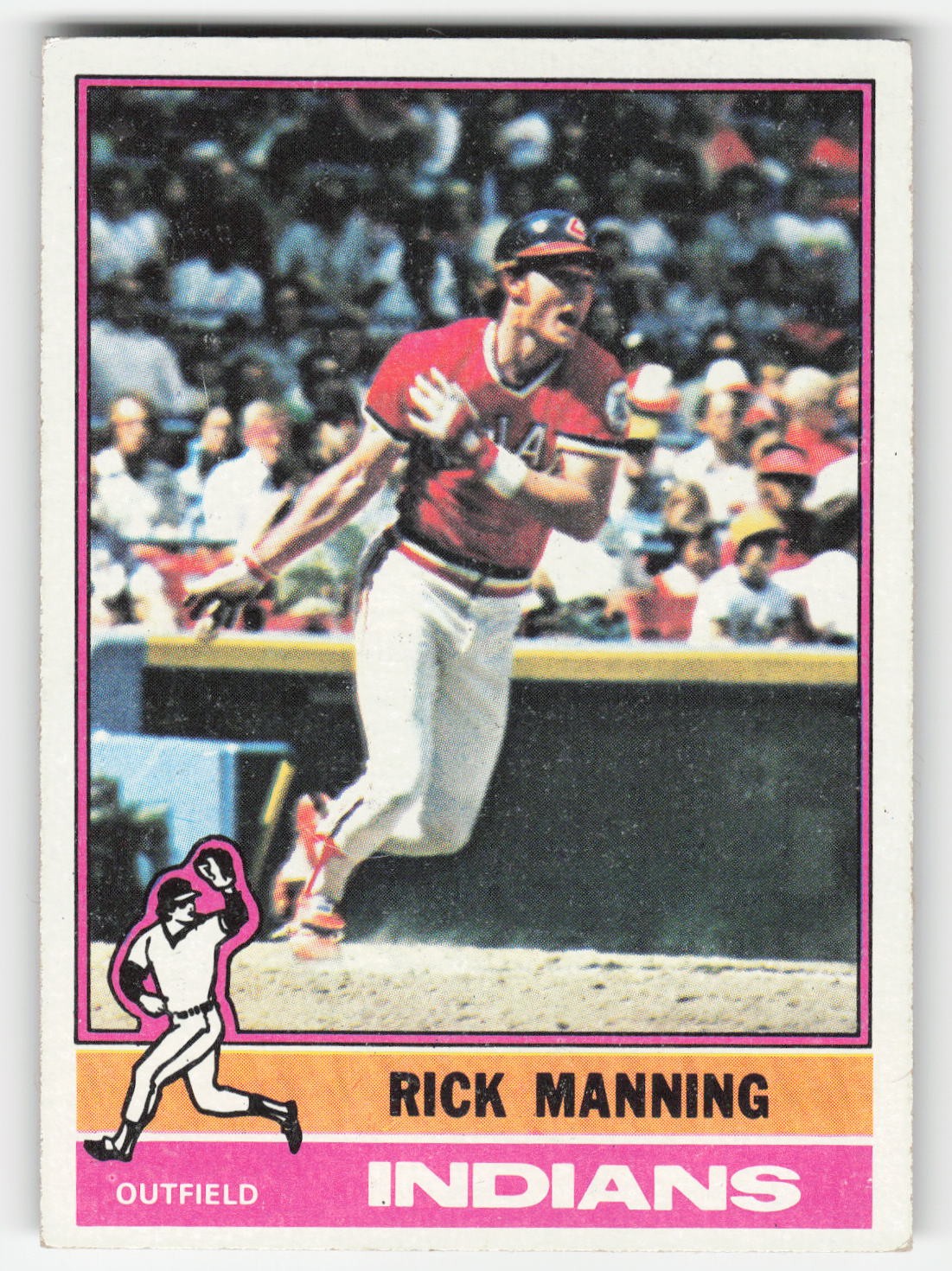 Rick Manning 1976 Topps #275 Cleveland Indians VG