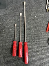 Set Of 3 Mayhew Usa 12-inch Pry Bar Curved Blade Hand Tool 24 17 12