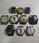 FOR REPAIR Vintage Watch Lot 10 Timex AS IS MacGyver Mickey Electric Time Zone
