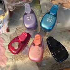 Lot of 5 EK Success Heart Gift Flower Corner Paper Punches Shape Scrapbook Cards