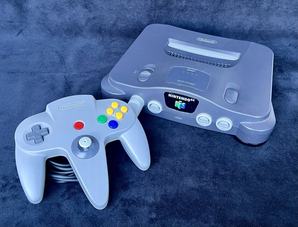 Nintendo 64 Console (N64)—Original Box & Styrofoam— Near CIB  —Tested & Working  - Image 3 of 4