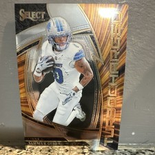 2025 Panini Select Turbocharged Insert Jahmyr Gibbs #14 Detroit Lions NFL