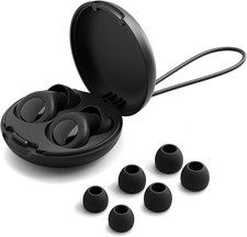 Ear Plugs for Sleeping Noise Cancelling 30dB Reusable Silicone Earplugs with 8