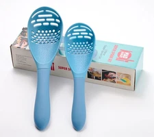 Mad Hungry Spurtle Silicone Set 2-Piece - Kitchen Super Spoon & Skinny Spurtle