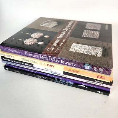 Metal Clay Book Lot  of 7 Make Create Jewelry Art Clay Silver and Gold Projects