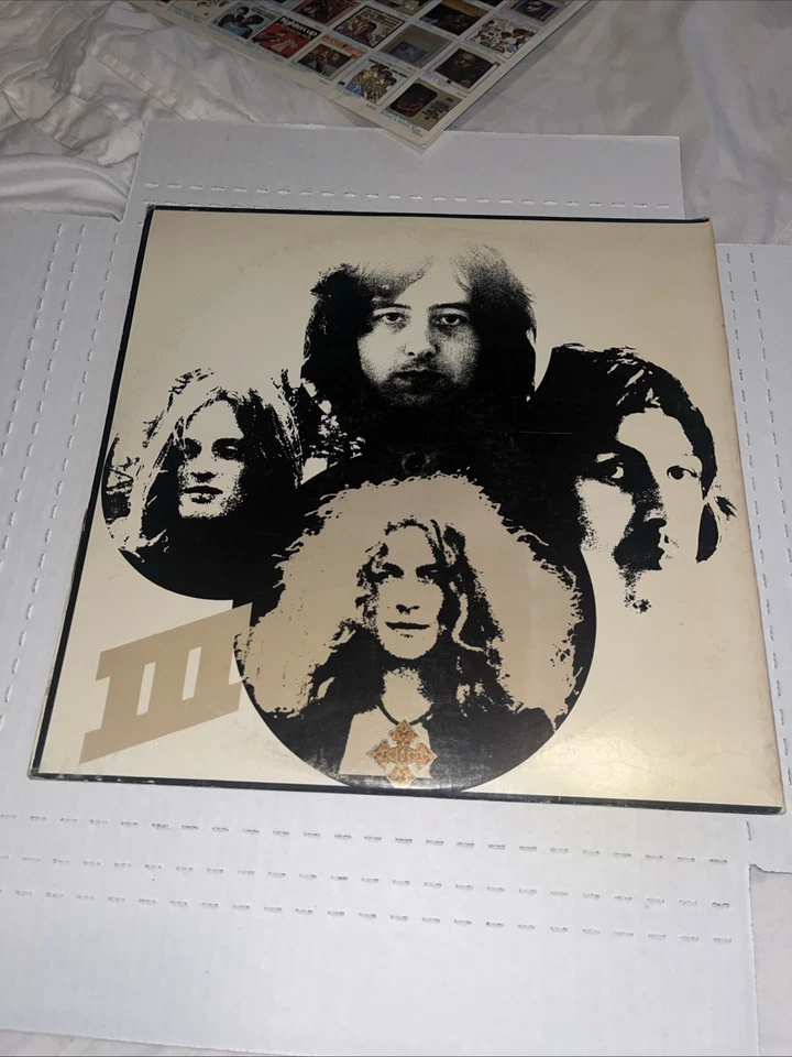 Led Zeppelin III 1970 LP Original US 1st Press Do What Thou Wilt SD 7201 GF Hype - Image 4 of 4