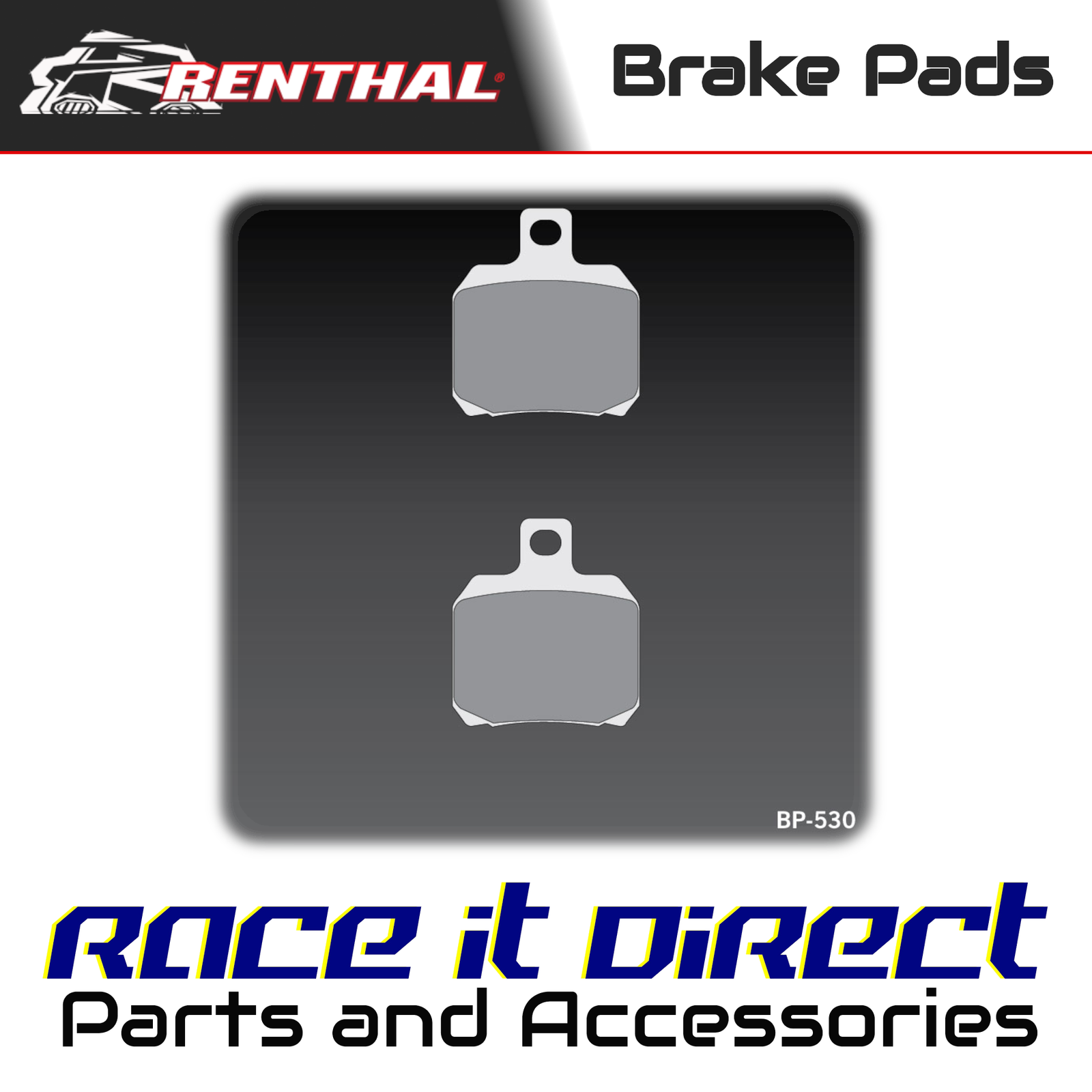 Rear Brake Pads for MOTO GUZZI Breva 750 2003-2007 Renthal