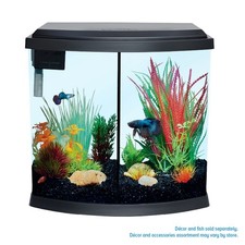 Top Fin Split Bowfront Aquarium - 5 Gallon