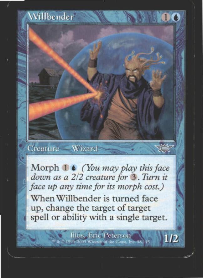Willbender 58 Uncommon Legions Magic: The Gathering Lightly Played