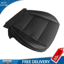 2015-2019 For Subaru Outback Driver Perforated Leather Bottom Seat Cover Black