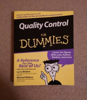 Qualitätskontrolle für Dummies von Larry Webber, Michael Wallace