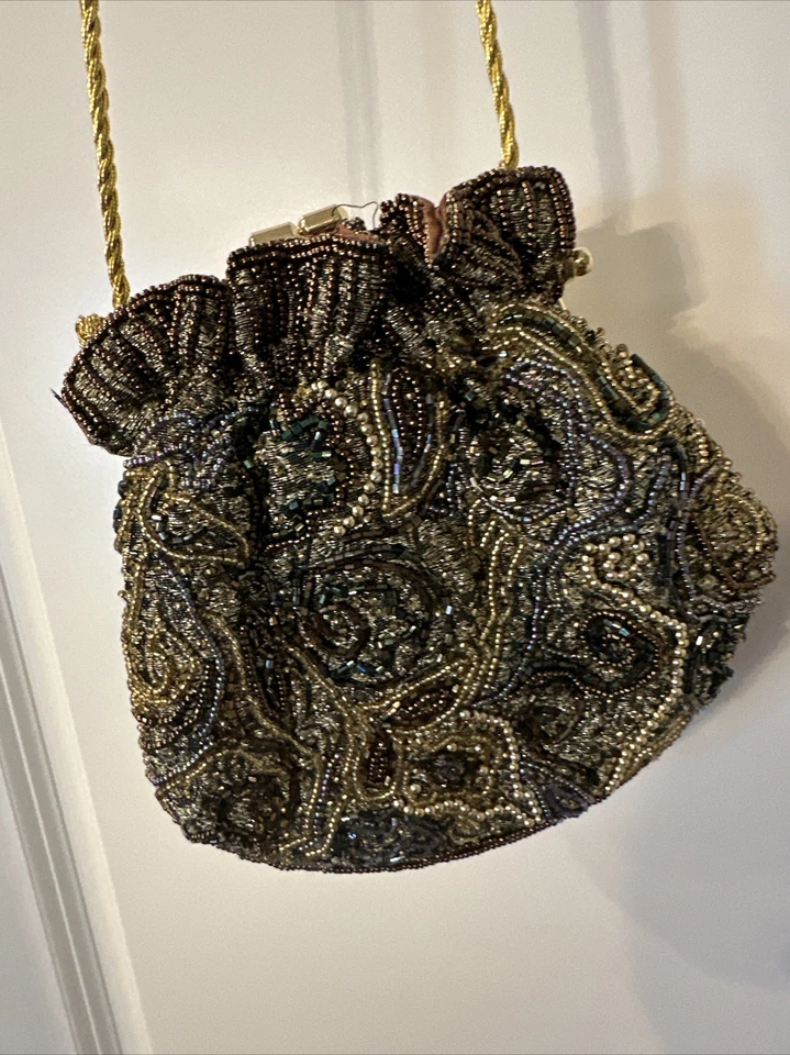 Vintage Purses Retro Clutch for Women Evening Bag Crossbody Handbags for Wedding - Image 4 of 4