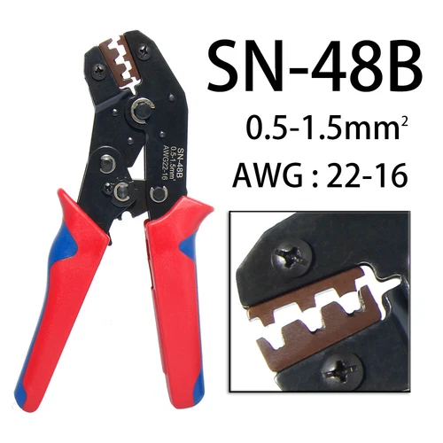 150-tlg Ringkabelschuhe Messing Crimp Ringösen Ringzungen M3-M10 Crimpzange Set - Bild 13 von 15
