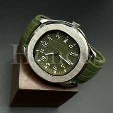 Custom Made PP Style Watch NH35 Automatic Movement Aquanaut 5167A Green Dial AGN