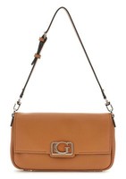 Guess Circe Flap Shoulder Bag UmhäNgetasche Tasche Cognac Hellbraun Neu