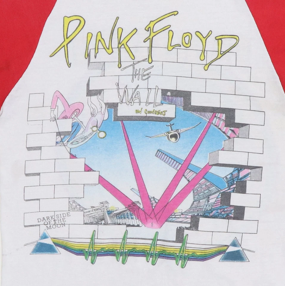 Vintage 1980 Pink Floyd The Wall Concert Tour Jersey Shirt Size: Medium - Image 4 of 4