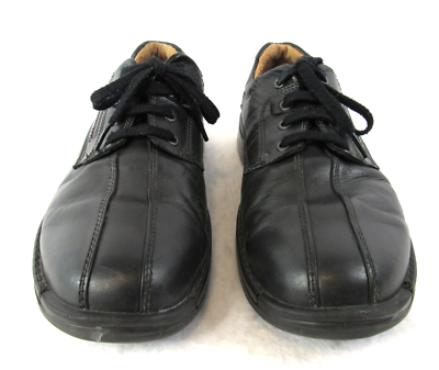 Ecco Mens Fusion Casual Walking Shoes Black Leather Lace Up  display picture 3