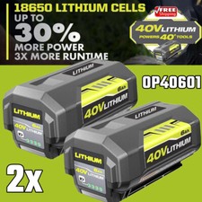 1-2PACK For Ryobi 40 Volt 6.0Ah Battery High Capacity Lithium ion OP4050 OP40602