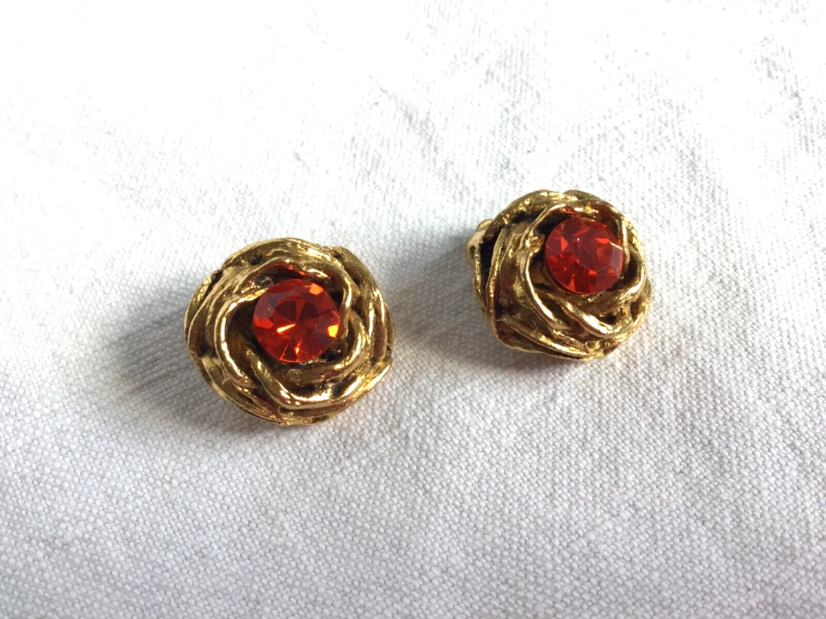 Boucles D'oreilles Poggi Strass Lumineuses - Multicolore, Occasion, Pour Soirées