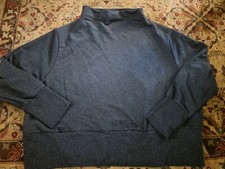 Nike Gray Mock Neck Cropped Long Sleeve Pullover Sweatshirt SIze 2X