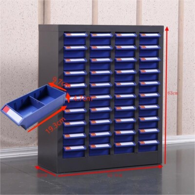 Hardware Accessory Storage Box Parts Cabinet with 40 Drawers Storage Compartment