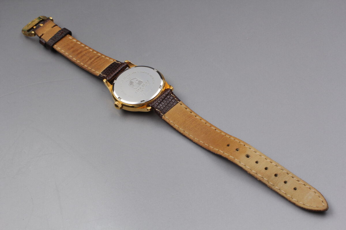 Vintage Oris Pointer Date 302-7285B Hand Winding Gold Mens Vintage Oris Pointer Date 302-7285B Hand Winding Gold Mens