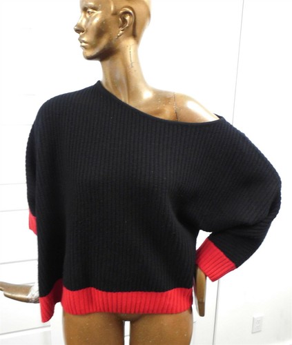 Cashmere Off One Shoulder Sweater sz OS 