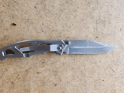Gerber Paraframe I Knife Frame Lock Combo Curved Edge Blade (SH T-1) | eBay
