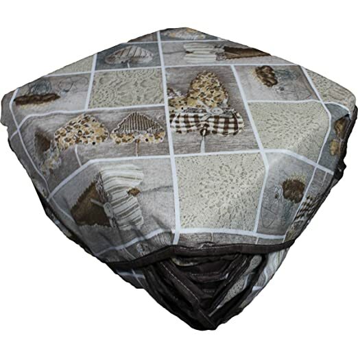 Cuscini Sedie Imbottiti A Forma Di Cuore - Set 6 Pezzi Grigio Con Elastici Per Cucina O Sala Da Pranzo - Foto 7