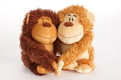 RASEHORN 1 Plüschtier Affe 30 cm Affen Hängeaffen Stofftier Kuscheltiere Hängeaffe Tiere