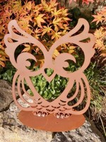 Edelrost Eule Sylvia Gartenfiguren Tierfiguren Haustier Gartendeko Rost Metall
