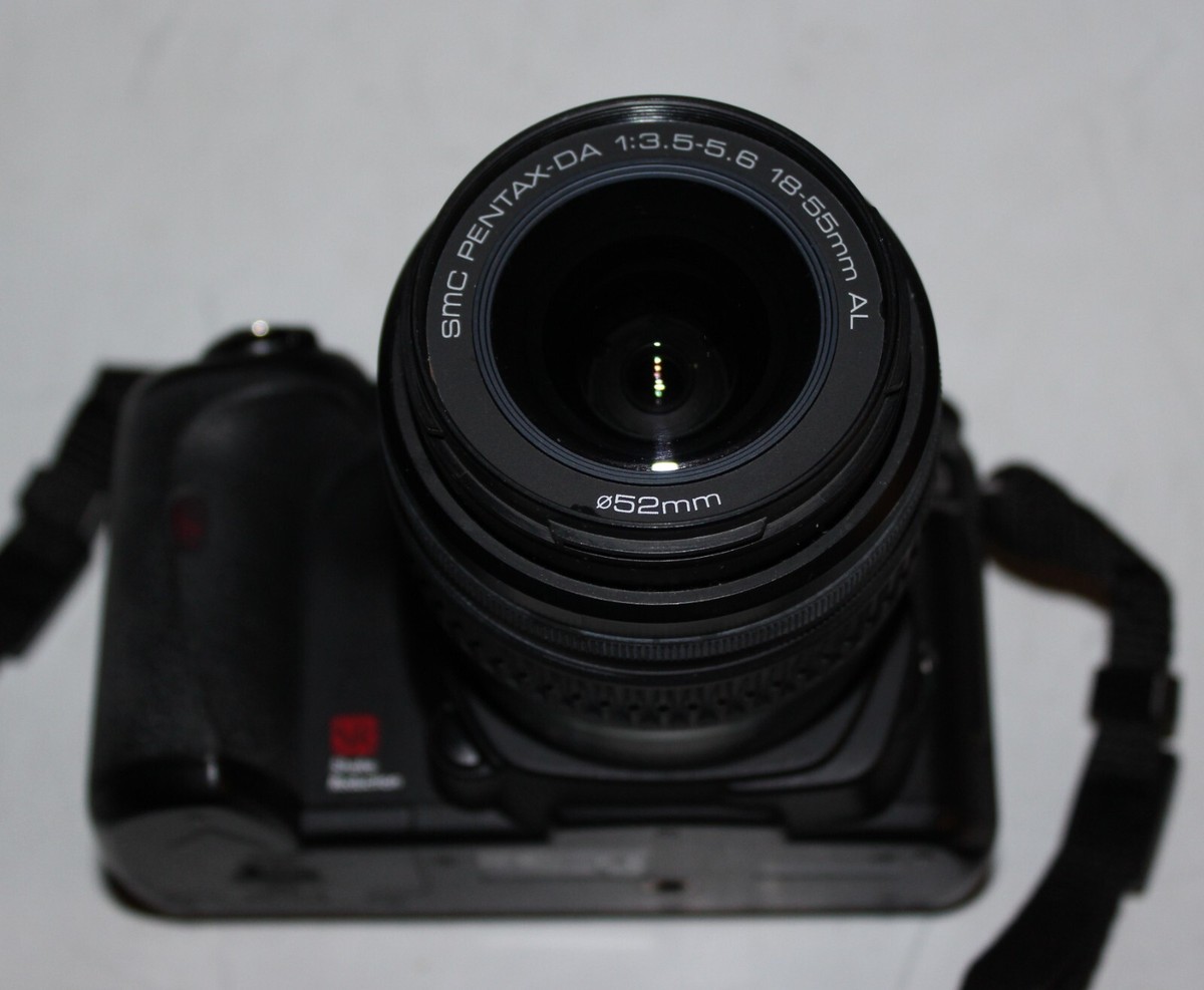 Pentax K100d Super K100DSP CCD digital camera DA 18-55mm lens 1650