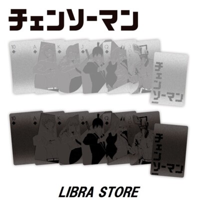 RARE Chainsaw Man Metallic Playing Cards 2 types SET EXPRESS from JAPAN 2023
