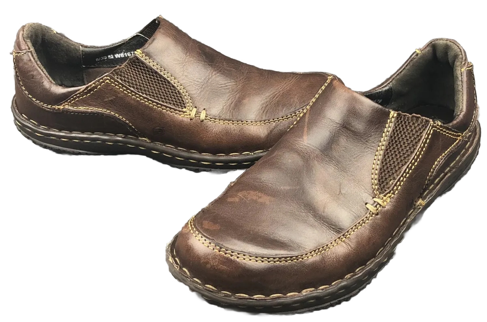 Born Women’s Size 8 Brown Leather Slip On Loafer