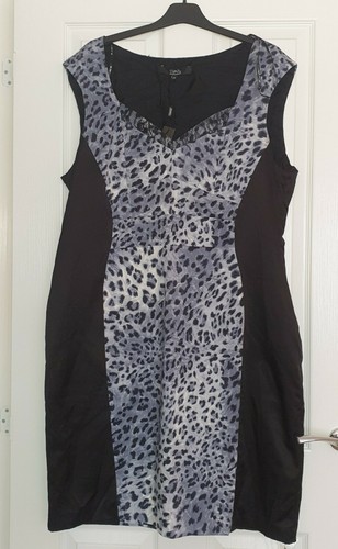 Star By Julien Macdonald Women's New Animal Print Shift Dress Size-20 RRP Â£60 | eBay