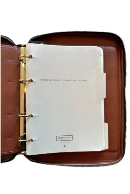 カレンダー・スケジュール LOUIS VUITTON TEMPOREL2015 LOUIS VUITTON Monogram Voyage Zipper Agenda Planner | eBay