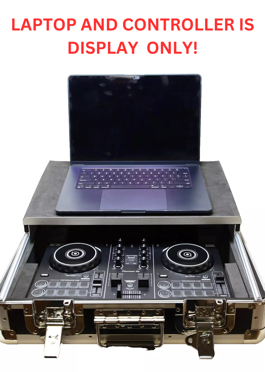 LASE Euro Style Case For Pioneer DDJ-200 Controller with Glide for