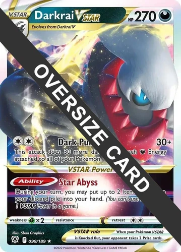 Darkrai VSTAR 099/189 Jumbo Cards