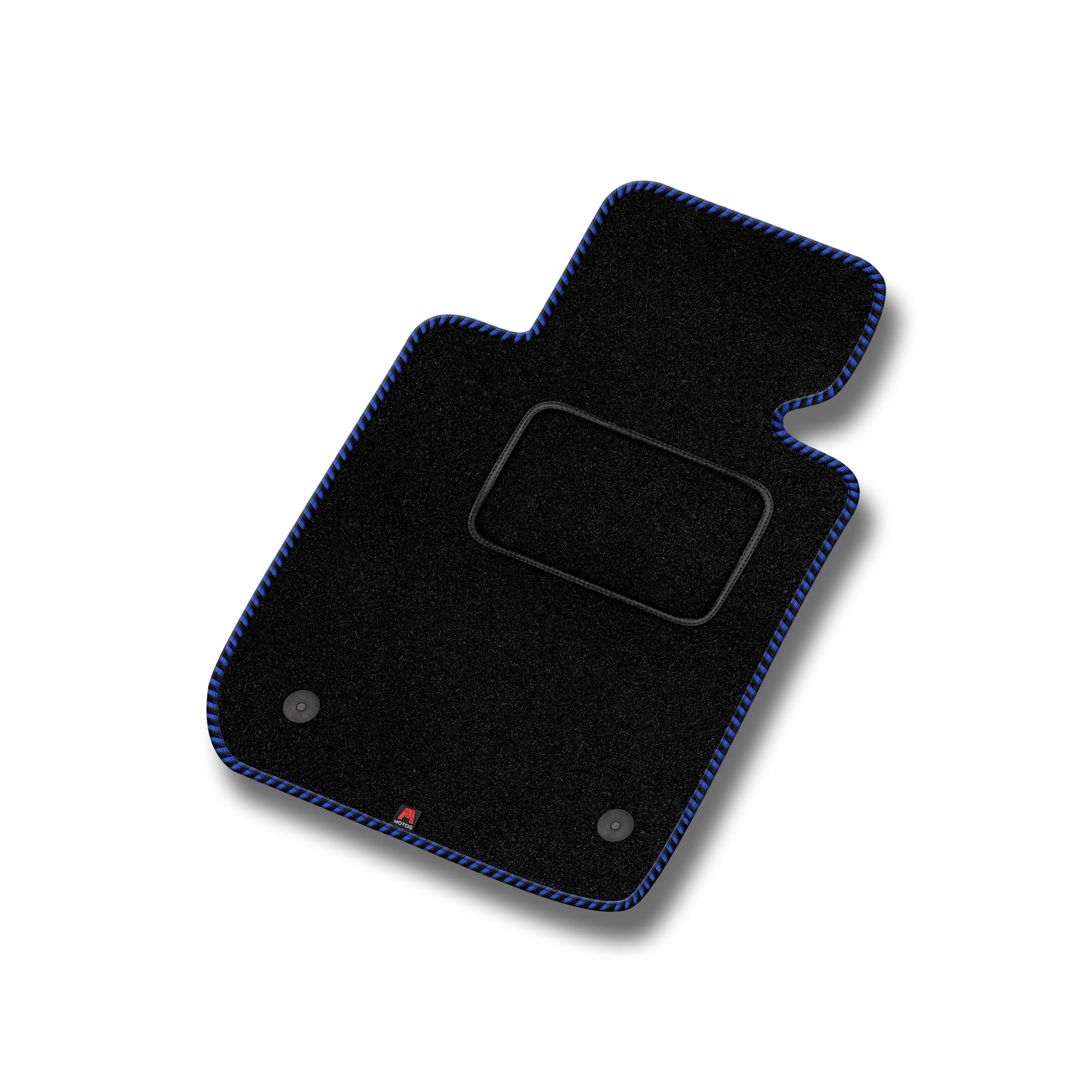 Tapis sol velour SK23-2 bleu pour Skoda Rapid protégeant la moquette d'origine des salissures