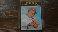 1971 TOPPS # 319 TY CLINE   BASEBALL CARD 