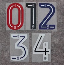 Children’s Football Team Full Kit Shirt Printing Numbers 1 - 16  | Youth Kids