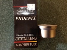 For Minolta Z1 45-52mm Lens Hood Adapter Tube - Phoenix - NEW Old Stock