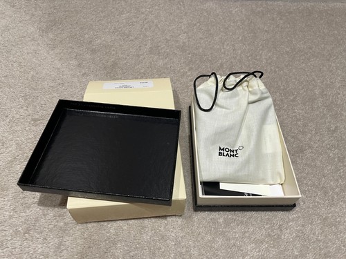 Rare Montblanc Meisterstuck Cardholder New - Black Leather (198324) - Bild 9 von 12