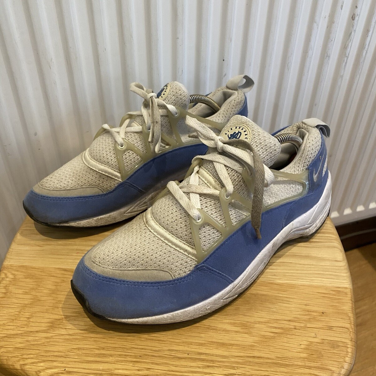 blue suede huaraches