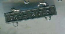 USA Schiessabzeichen-Anh&auml;nger:75 mm RIFLE 1 St&uuml;ck (112)