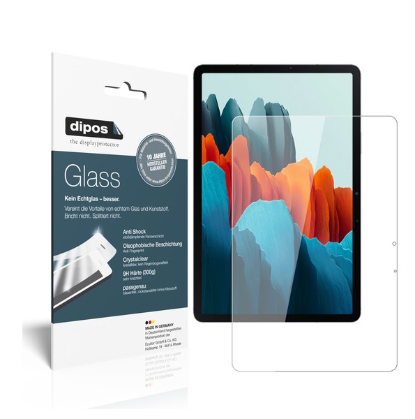 2X Schutzfolie FüR Samsung Galaxy Tab S7 Plus 5G - Anti-Shock 9H Folie Glass-image