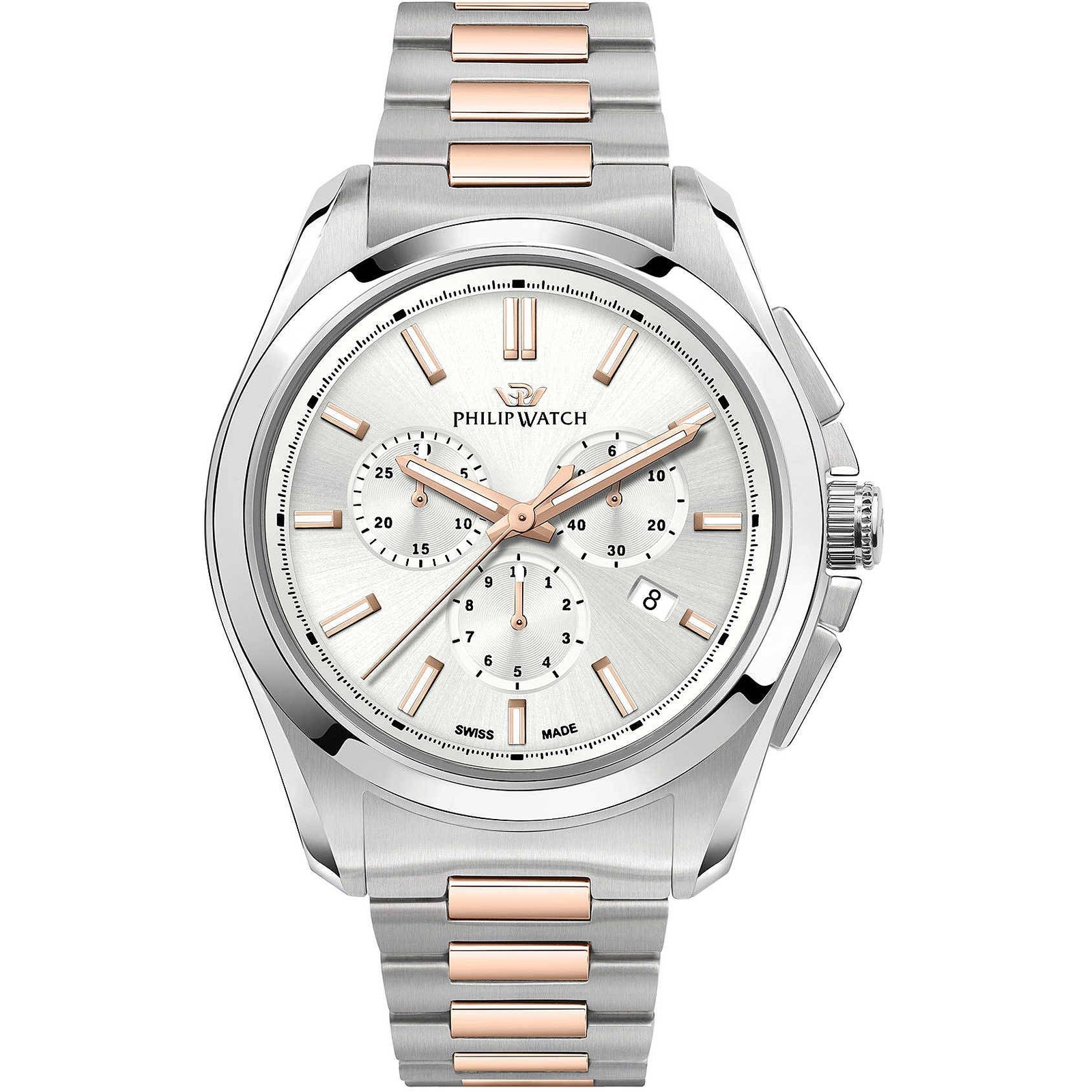 Orologio Philip Watch Amalfi R8273618005 Watch Cronografo Acciaio bicolore Rosè