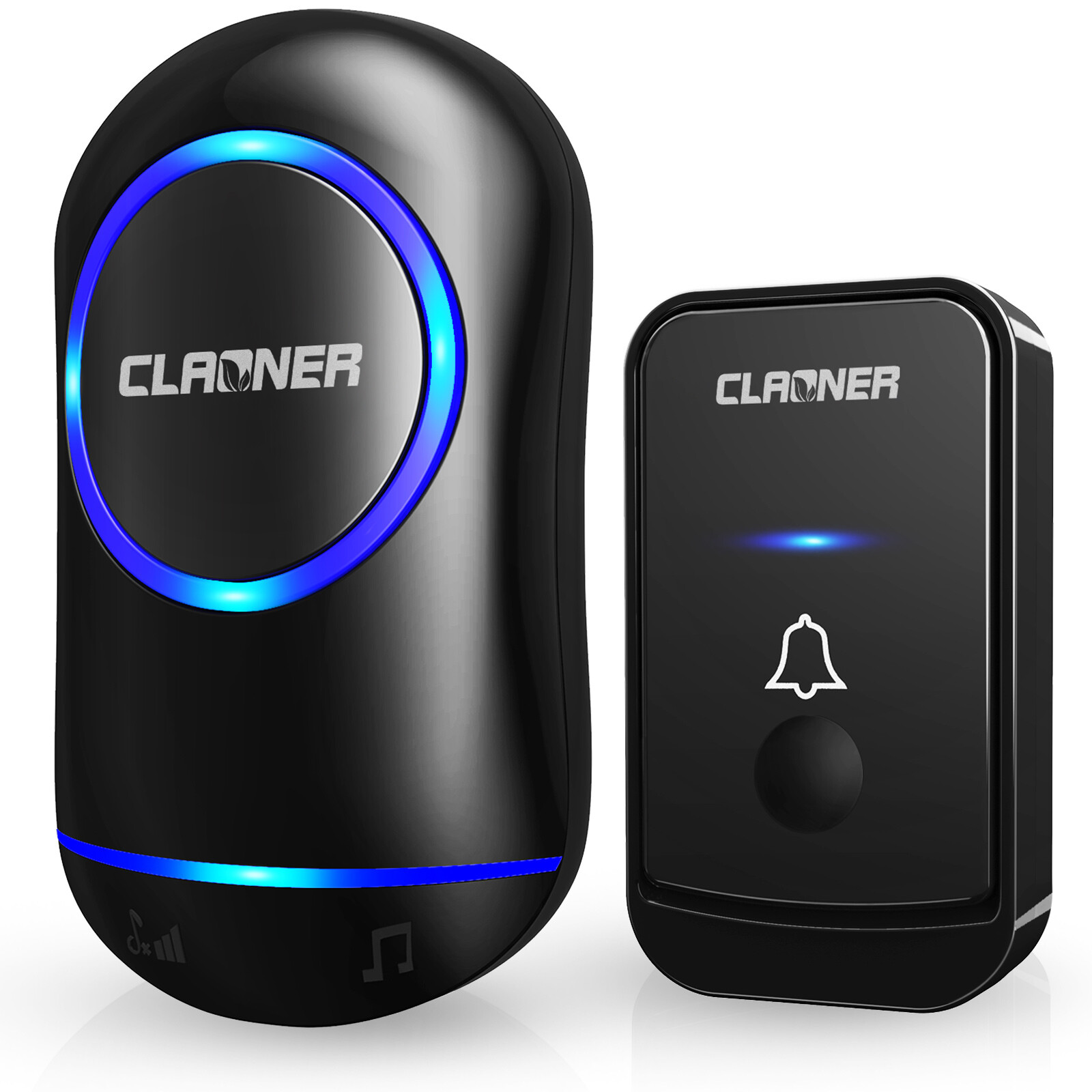CLAONER Wireless Doorbell Plug & Play Waterproof Door Bell K